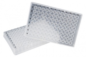 23100, SORENSON Skirted 96 Well PCR Plate - BLUE - 25 plates per pack, 1 pack per case (Case of 25) - CS - Sorenson BioScience - SKIRTED PLATES - PCR SUPPLIES - 96 WELL PCR PLATES