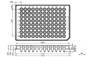 38880, SORENSON 96-Well 480 Plate - BAR CODED PLATES - 25 plates/pack, 4 packs/case (Case of 100) - CS - Sorenson BioScience - 96 WELL PCR PLATES - PCR SUPPLIES