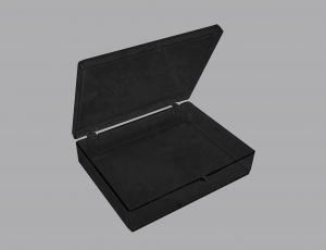B1200-13BK, MTC BIO Western Blot Box, Opaque Black (4 3/8 x 3 1/2 x 1 1/8in. or 11.7 x 8.9 x 2.8cm) (Case of 5) - CS - MTC Bio - WESTERN BLOT BOXES - ELECTROPHORESIS AND WESTERN BLOT