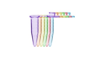 C2007-AST, MTC BIO Sterile Microtube w/ cap, 0.5mL, assorted (B, R, G, O, P, Y), w/ self-standing bag (Case of 500) - CS - MTC Bio - 0.5 mL MICROCENTRIFUGE TUBES - TUBES AND VIALS - MICROCENTRIFUGE TUBES