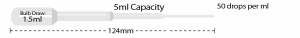 P4121-01, MTC BIO Transfer Pipette 1.5 mL Capacity, NON-STERILE, EXTENDED TIP - Bulk Pack (Case of 500) - CS - MTC Bio - PIPETTES