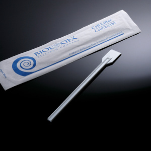 70-2180, BIOX DISPOSABLE POLYETHYLENE STERILE CELL LIFTER (HANDLE LENGTH: 180mm, BLADE LENGTH: 20mm). LIFTERS COME INDIVIDUALLY WRAPPED. 100/CASE, CS - CS - BIOX - CELL CULTURE SUPPLIES