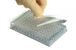 26500, SORENSON Real Time PCR Plate Pressure Seal, Non-Sterile, Bulk Pack - 100 Seals/Case (Case of 100) - CS - Sorenson Bioscience - PLATE SEALERS - PCR SUPPLIES