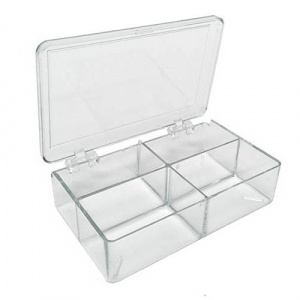 B1203, MTC BIO MultiBox™, 4 compartments, 32 x 52 x 28mm each (1 1/4 x 2 5/16 x 1 1/8 in.), for various gels - CS - MTC BIO - WESTERN BLOT BOXES - ELECTROPHORESIS AND WESTERN BLOT