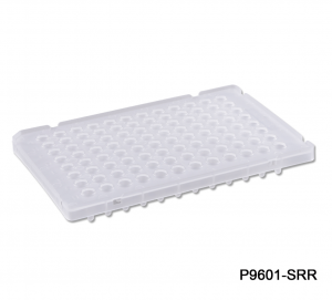 P9601-SRR, MTC BIO PCR Plates 96 x 0.1ml Raised Rim (Low Profile/Fast) Semi Skirted, 50/pk - PK - MTC BIO - 96 WELL PCR PLATES - PCR SUPPLIES