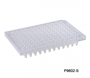 P9602-S, MTC BIO PCR Plates, Semi Skirted, 96 x 0.2ml, 50/pk - PK - MTC BIO - SEMI-SKIRTED PLATES - PCR SUPPLIES - 96 WELL PCR PLATES
