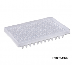 P9602-SRR MTC BIO PCR Plates, Semi Skirted with Raised Rim (ABI), 96 x 0.2ml, 50/pk - PK - MTC BIO - PCR SUPPLIES