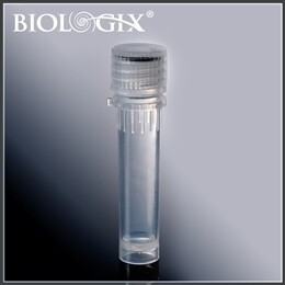 81-7204, 2.0ML SELF-STANDING VIALS ASSEMBLED WITH CLEAR CAPS, STERILE, NO-PRINTING RNASE &amp; DNASE FREE, ENDOTOXIN FREE, 500 TUBES/PACK, 4 PACKS/CASE - CS - BIOLOGIX - CRYOGENIC TUBES AND VIALS - TUBES AND VIALS