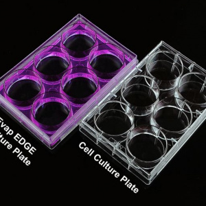 714011, 6  Well Low Evap EDGE Plate, Flat Bottom, TC, Sterile, 1/pk, 50/cs - Nest Scientific USA - CELL CULTURE SUPPLIES